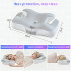 Almohada ergonómica cervical con gel refrescante