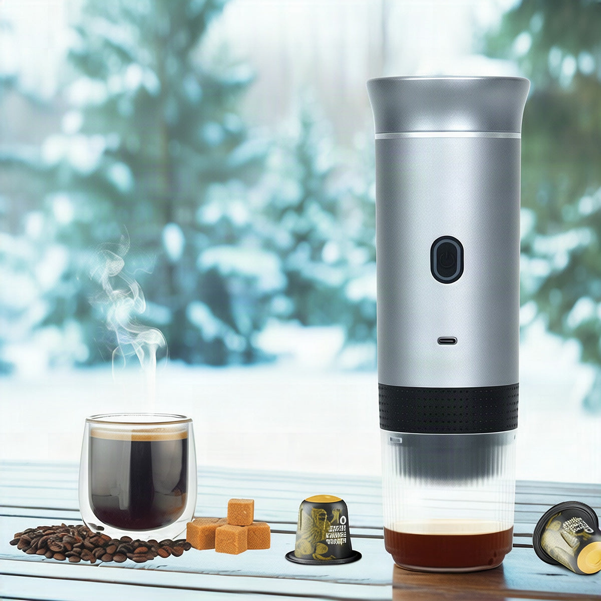 Molinillo de café eléctrico portátil