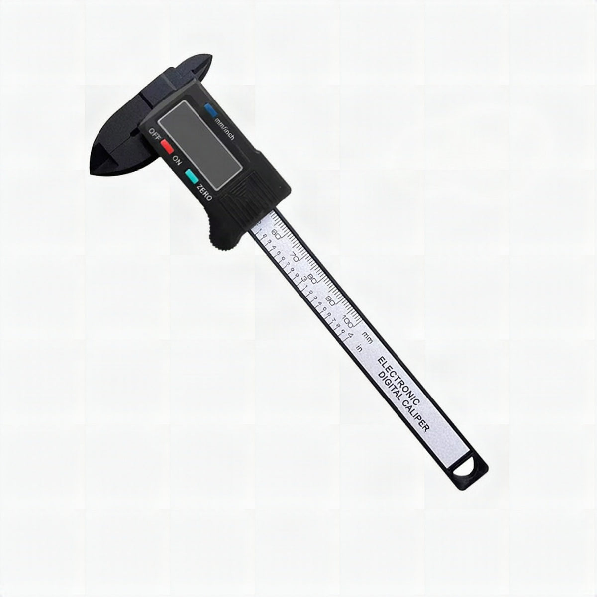 Calibre digital de fibra de carbono con pantalla LCD