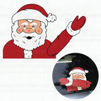 Pegatina de limpiaparabrisas navideño para coche