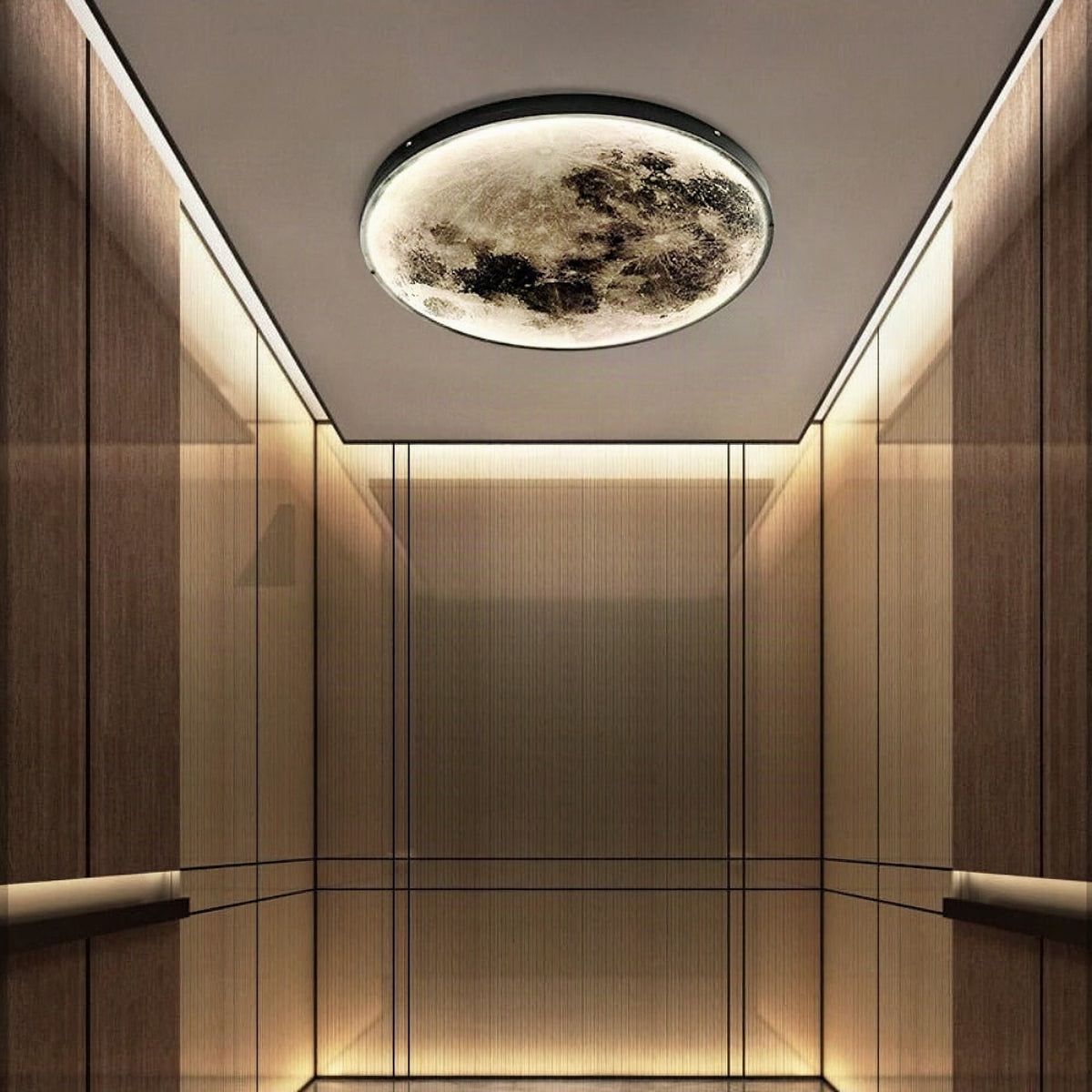 Lámpara de techo o pared 3D LED Luna o Tierra 24-80 cm