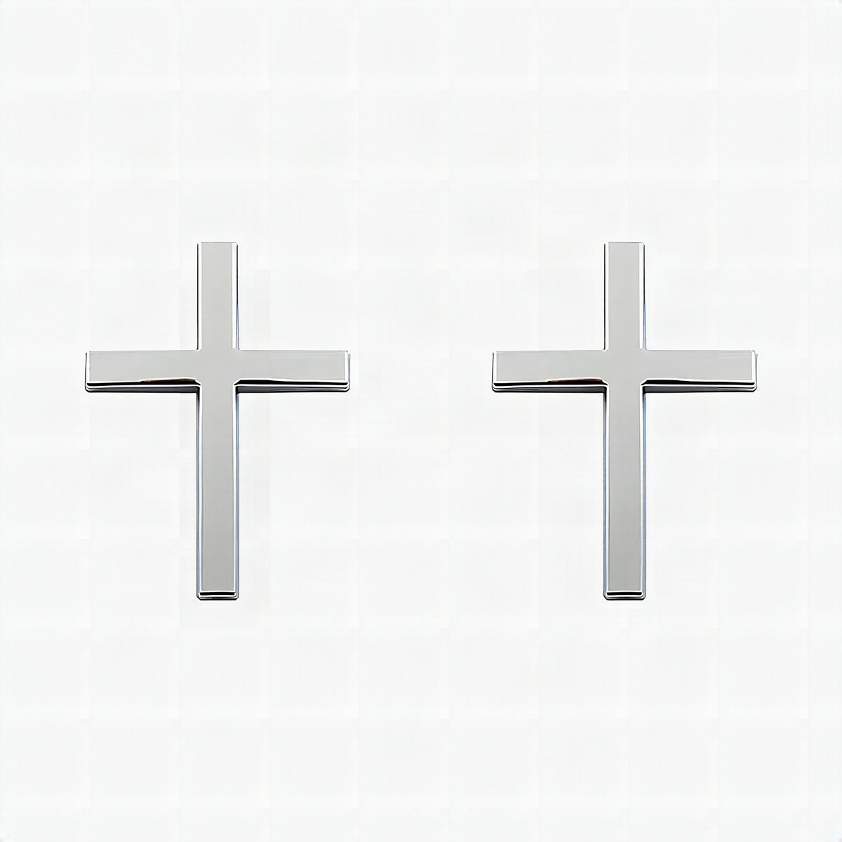 Pegatina 3D metálica de cruz de Jesucristo para coche