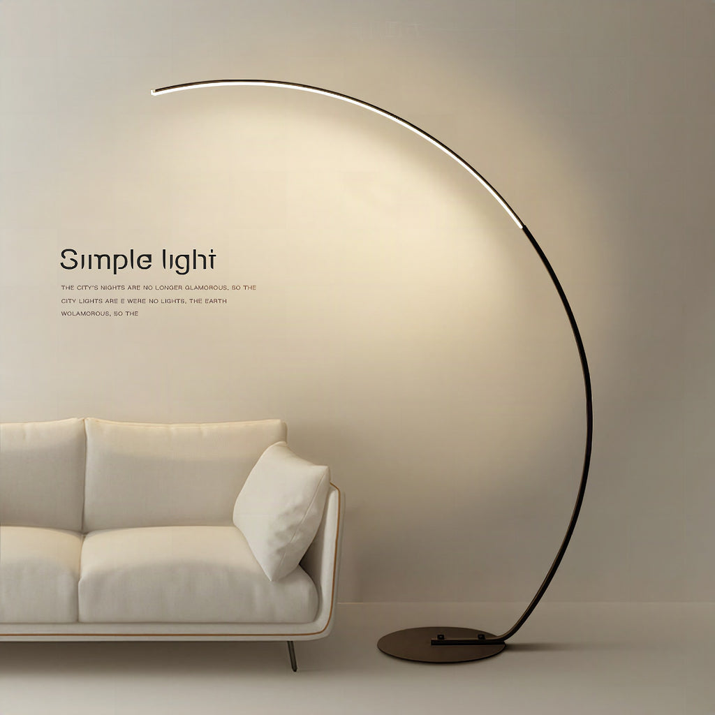 Lámpara de pie LED moderna regulable
