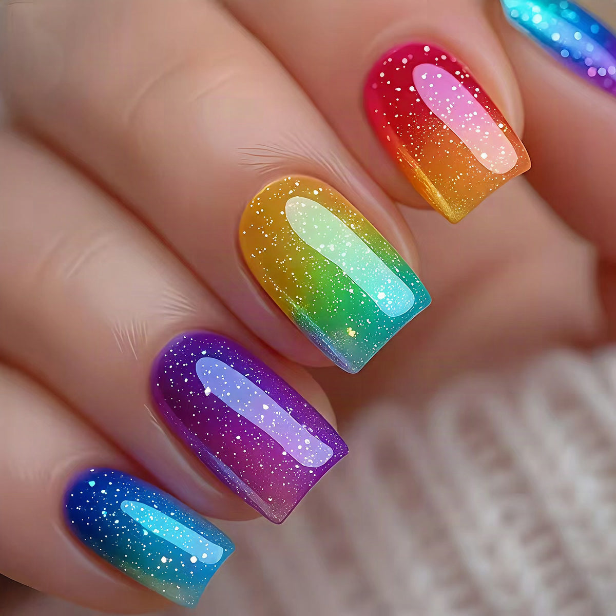 Uñas de gel artísticas
