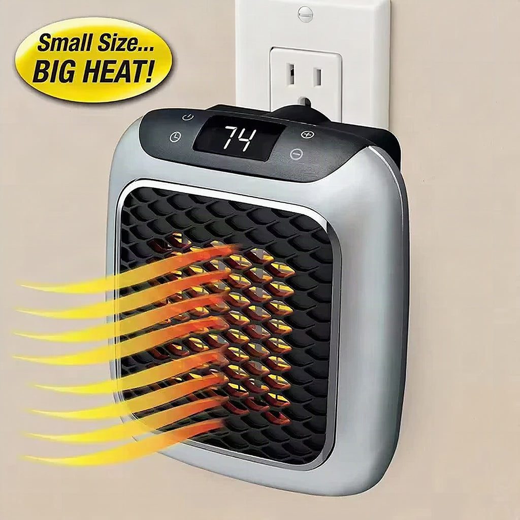 Calefactor eléctrico portátil de pared