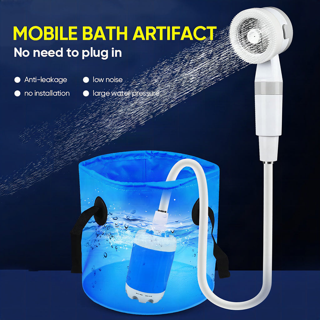 Ducha portátil para camping y exterior