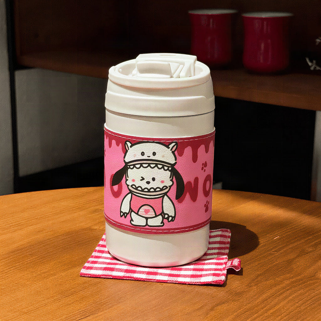 Vaso térmico con diseño de animales divertidos para mujer