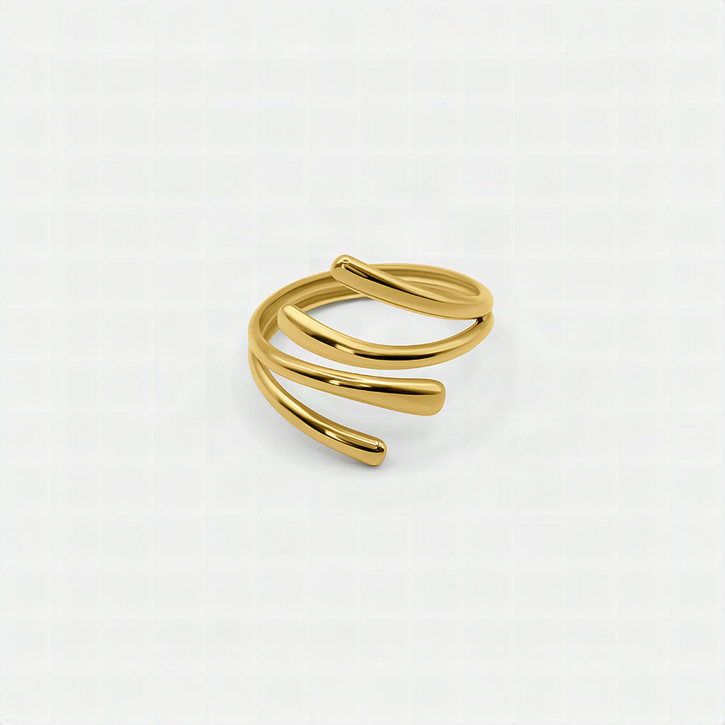 Anillo ajustable dorado – Diseño elegante para cualquier ocasión