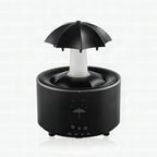 Humidificador de aire con forma de paraguas y gotas de agua