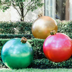 Bola navideña hinchable gigante decorativa