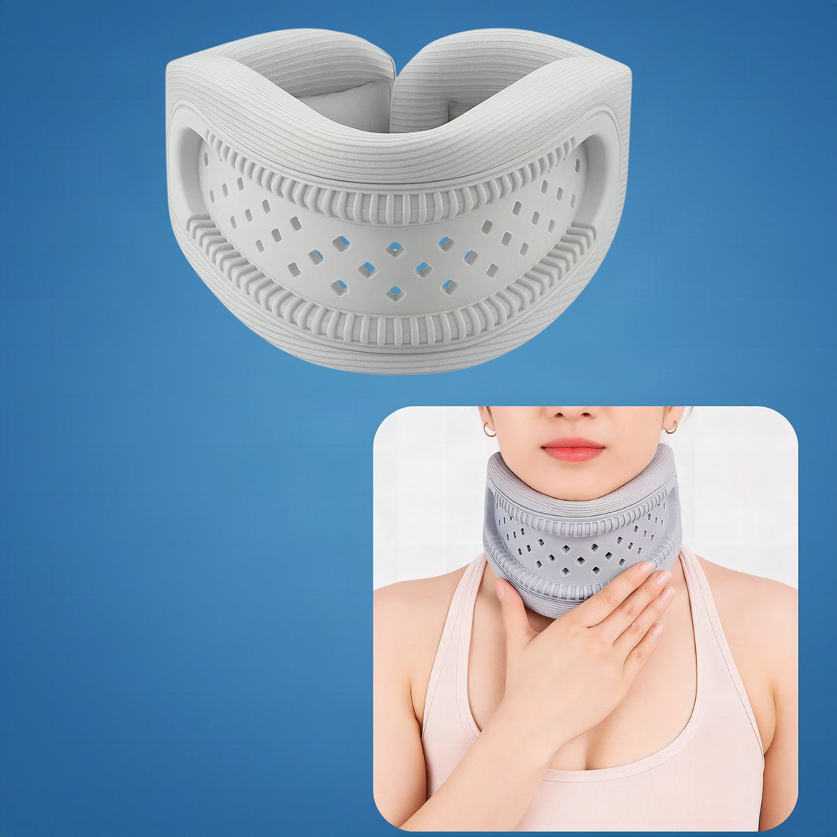 Collarín cervical suave CerviSoft con espuma acolchada y diseño transpirable