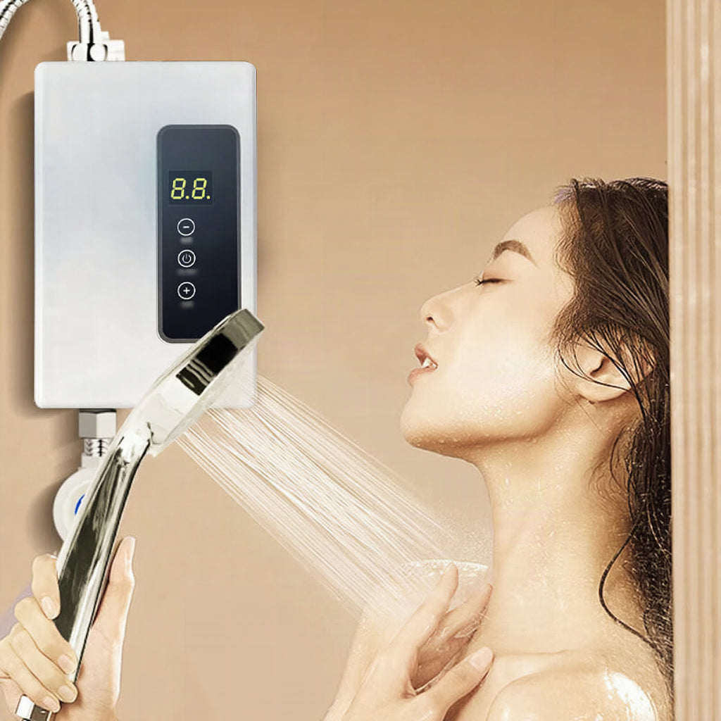 Calentador de agua eléctrico portátil 3500 W – sin depósito, compacto y eficiente