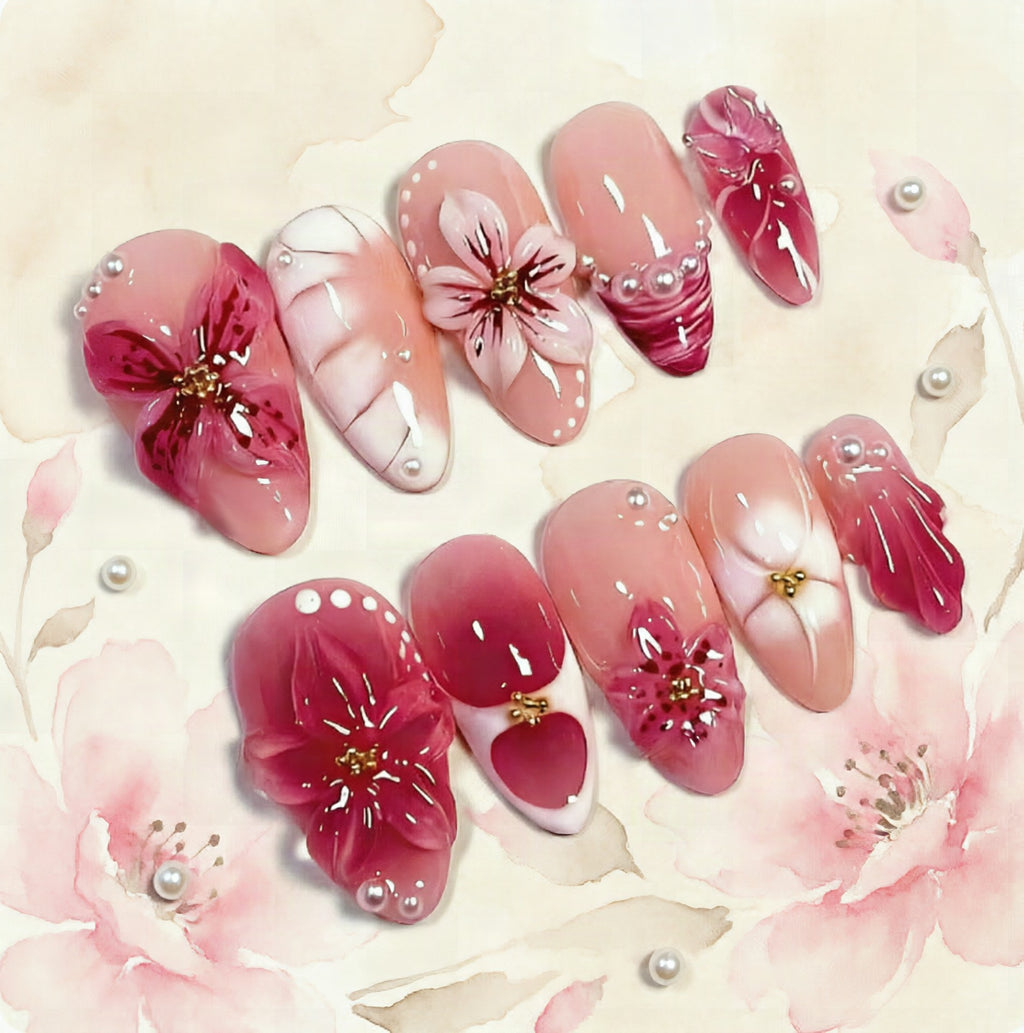Uñas de gel artísticas