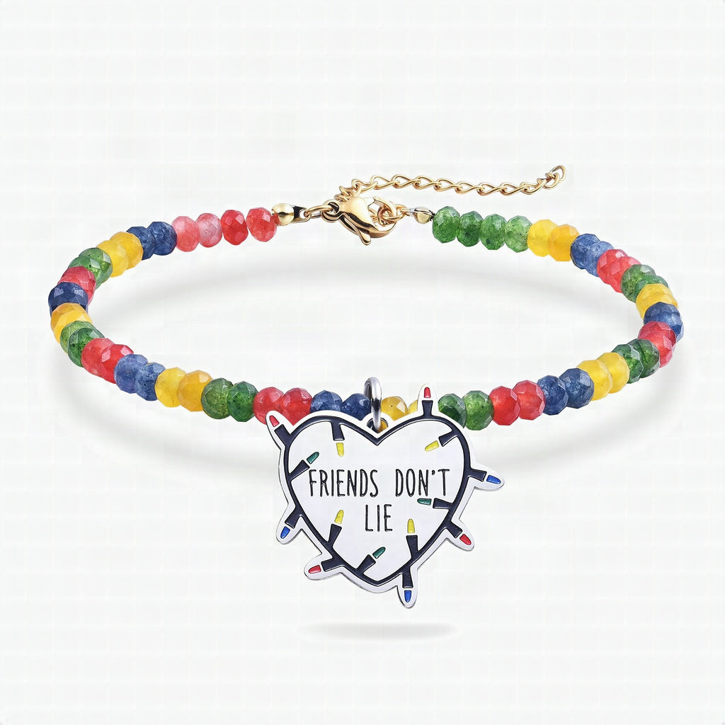 Collar de cuentas multicolor de la amistad