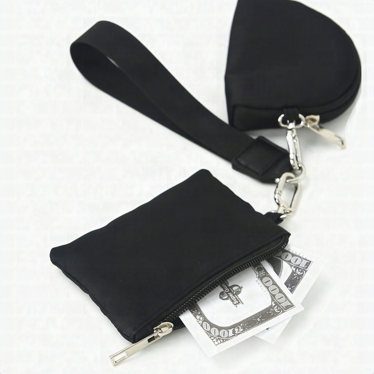 Cartera de diseño con bandolera extraíble