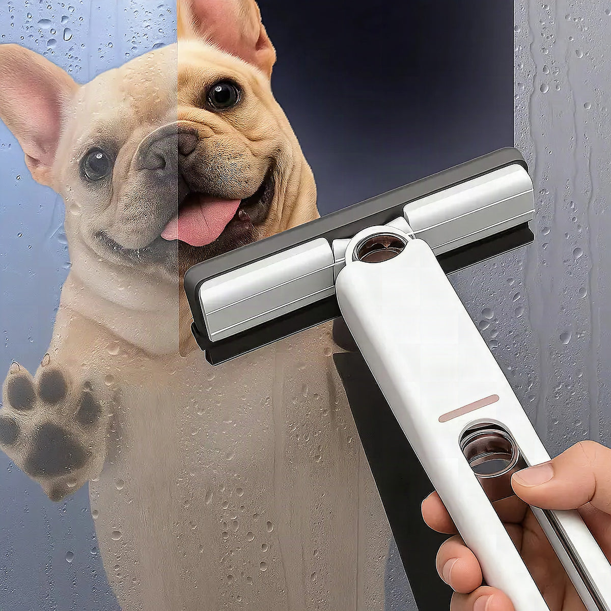 Fregona mini portátil con escurridor automático