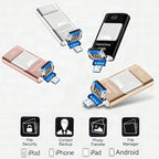 Memoria USB portátil para iPhone, iPad y Android