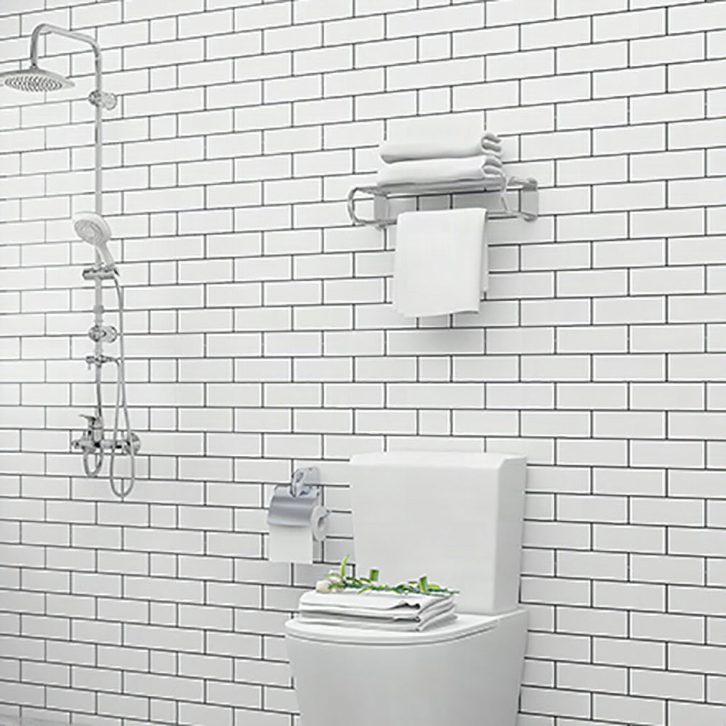 Papel pintado autoadhesivo PVC impermeable 60 × 500 cm para cocina y baño