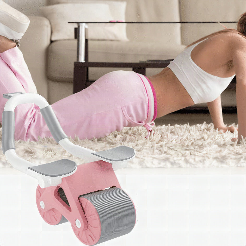 Rueda abdominal con soporte de codos y rebote