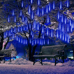Guirnalda LED impermeable con forma de gotas de lluvia