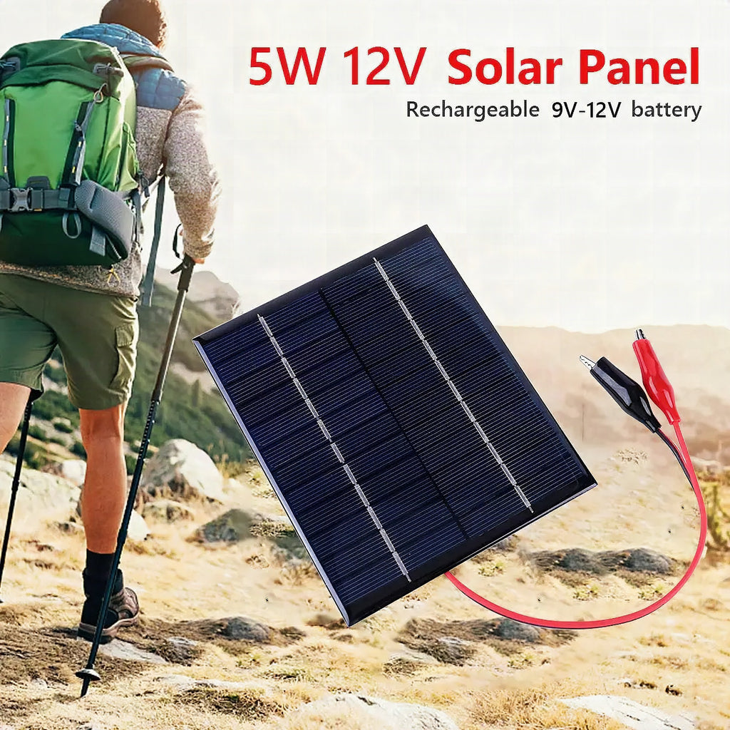 Panel solar plegable de 10 W – Energía autónoma para tus aventuras