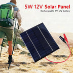 Panel solar plegable de 10 W – Energía autónoma para tus aventuras