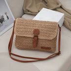 Bolso de paja trenzada Annalise – Estilo vintage para el verano