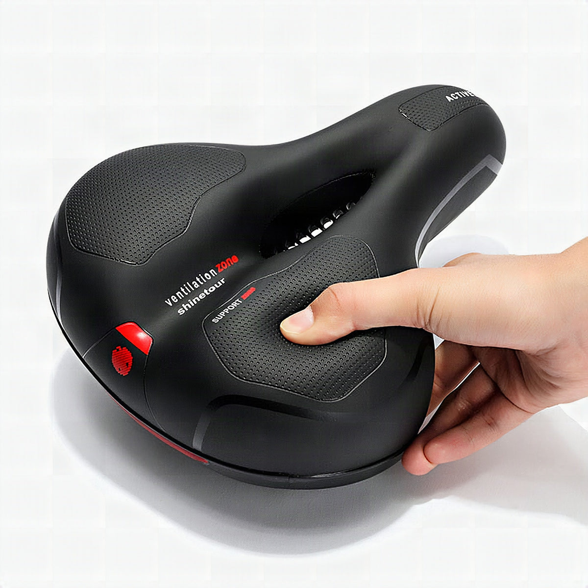 Sillín de bicicleta CLOUDCOMFORT PRO con diseño ergonómico y acolchado suave