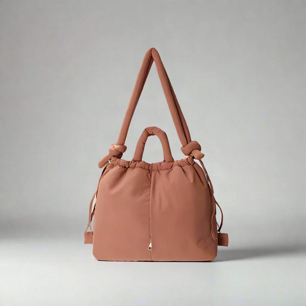 Bolso acolchado Riva con bandolera ajustable