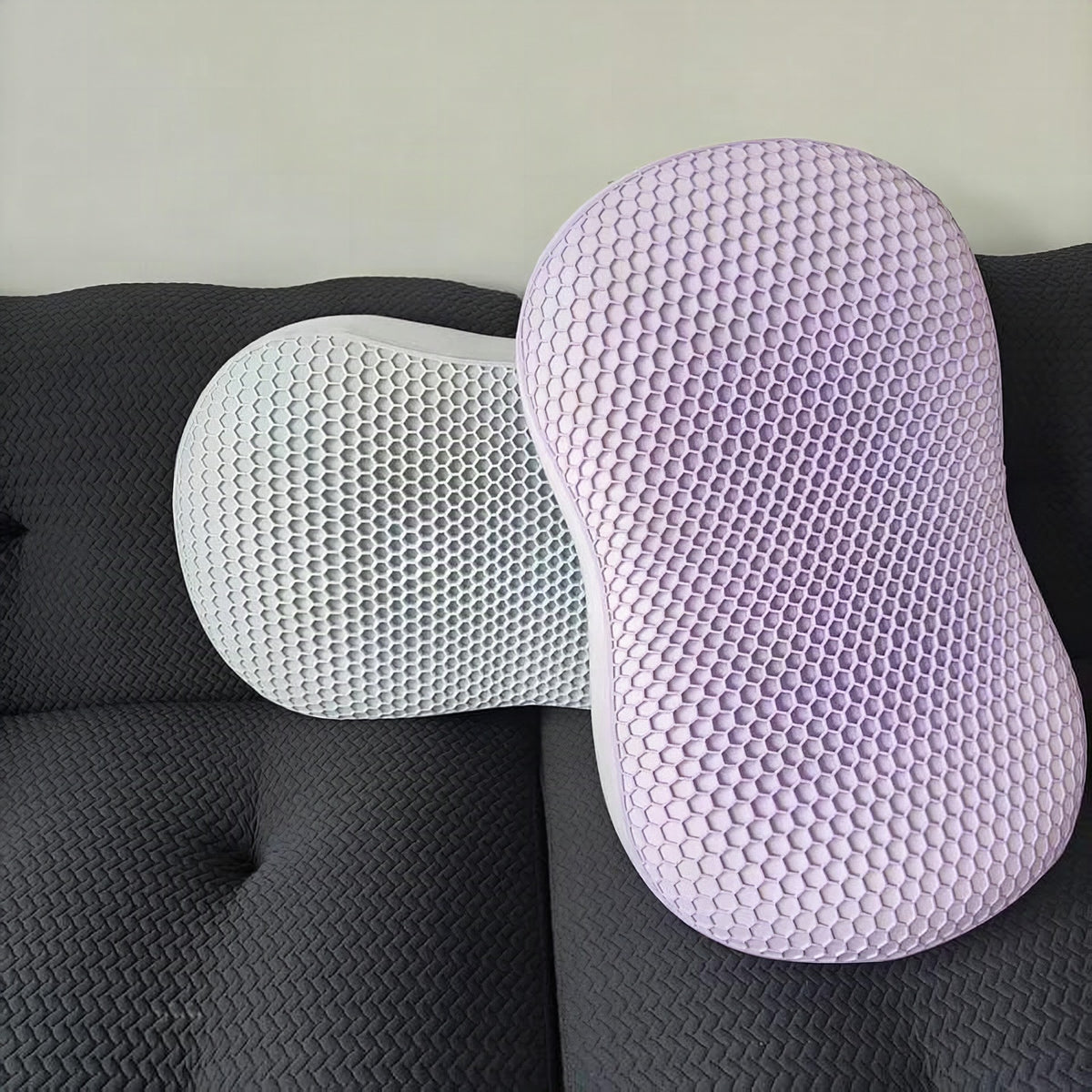 Almohada ergonómica de contorno con superficie transpirable
