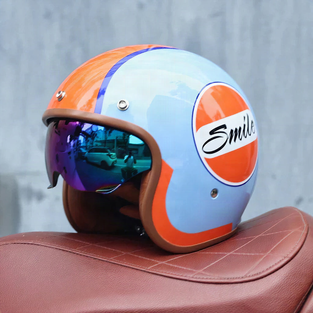 Casco de moto retro 3/4 cara abierta – Valor