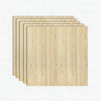 Panel decorativo autoadhesivo con imitación de veta de madera y respaldo de espuma