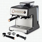 Cafetera espresso con molinillo integrado