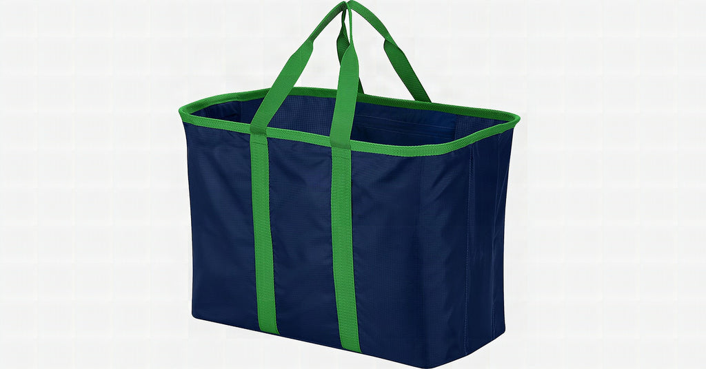 Bolsa de la compra plegable con compartimentos organizadores