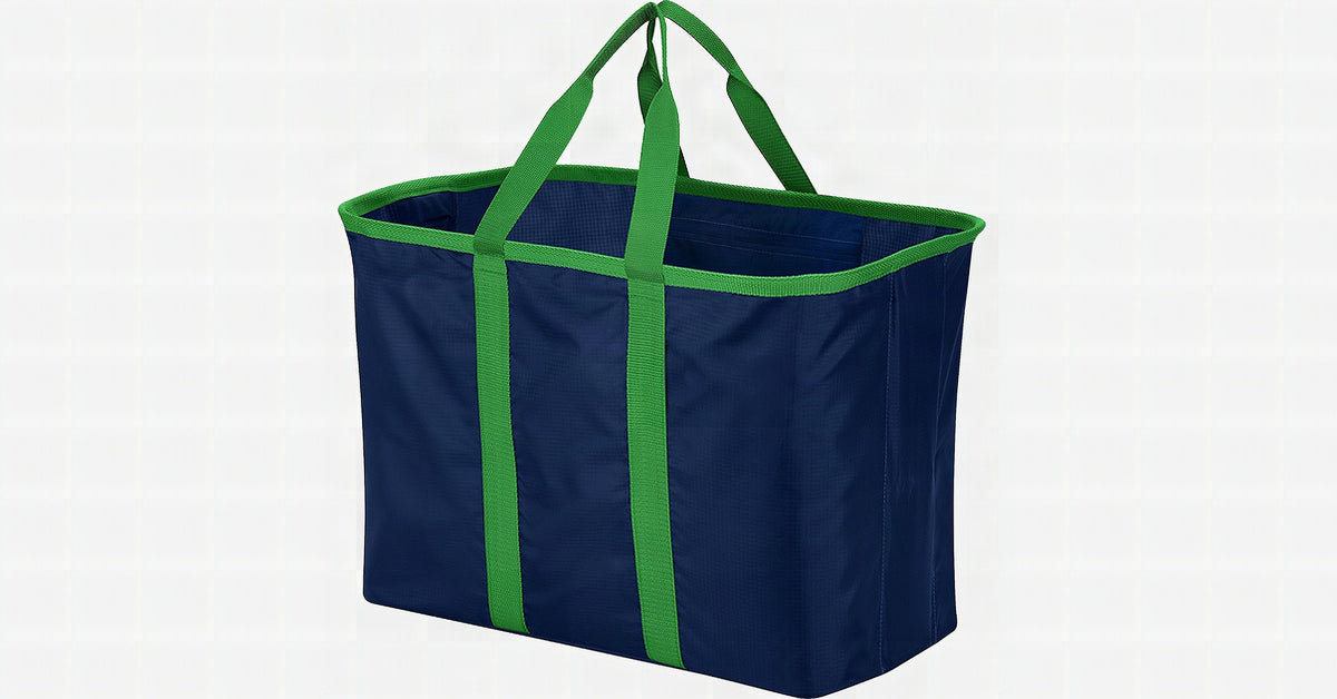 Bolsa de la compra plegable con compartimentos organizadores