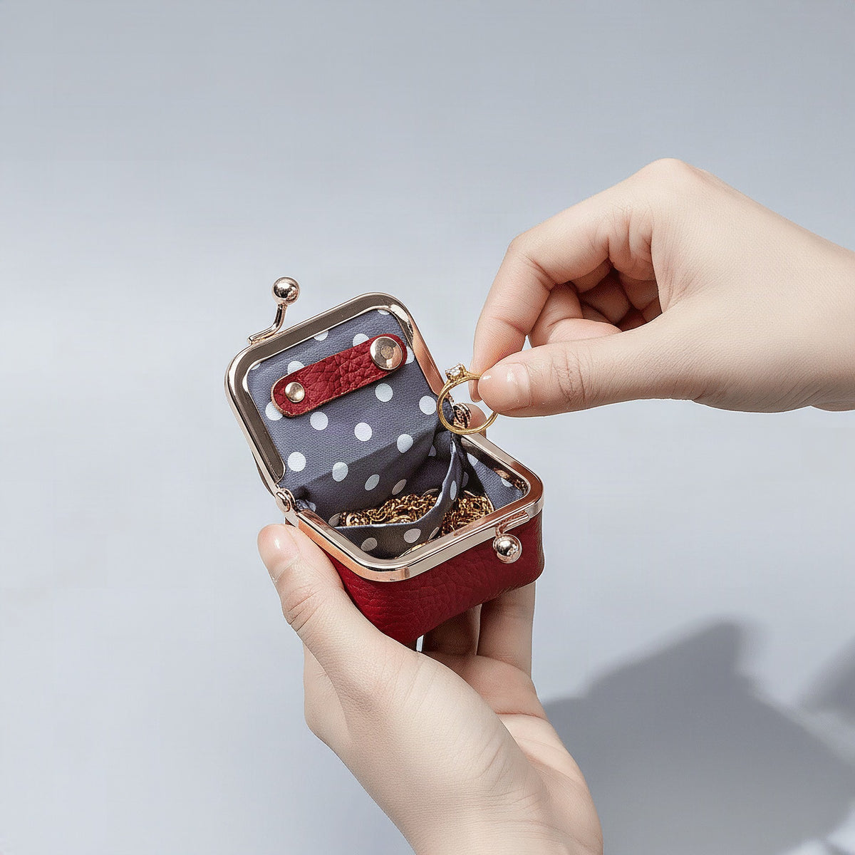 Joyero de viaje GemGo Box con carcasa rígida