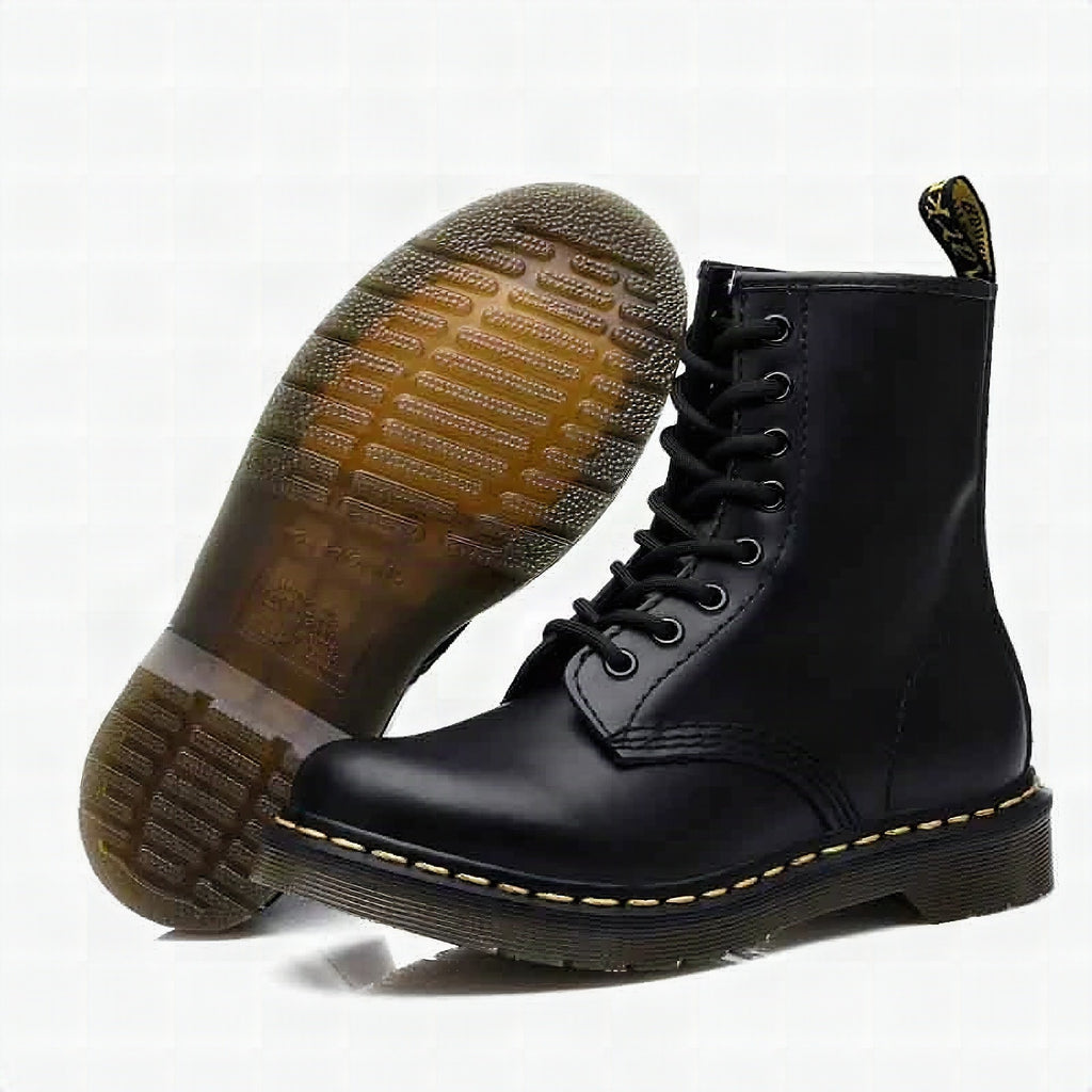 Botines Martin británicos de lujo ORNISHOP en estilo clásico con acabado premium