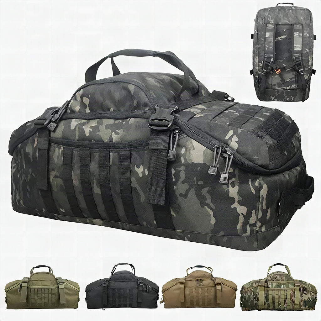 Bolsa de viaje táctica grande y mochila TrailTrek Duffle