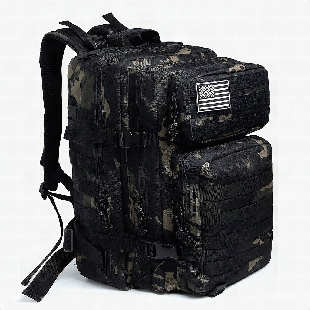 Mochila táctica TACTICO45 de 45 L con sistema Molle para 3 días de aventura