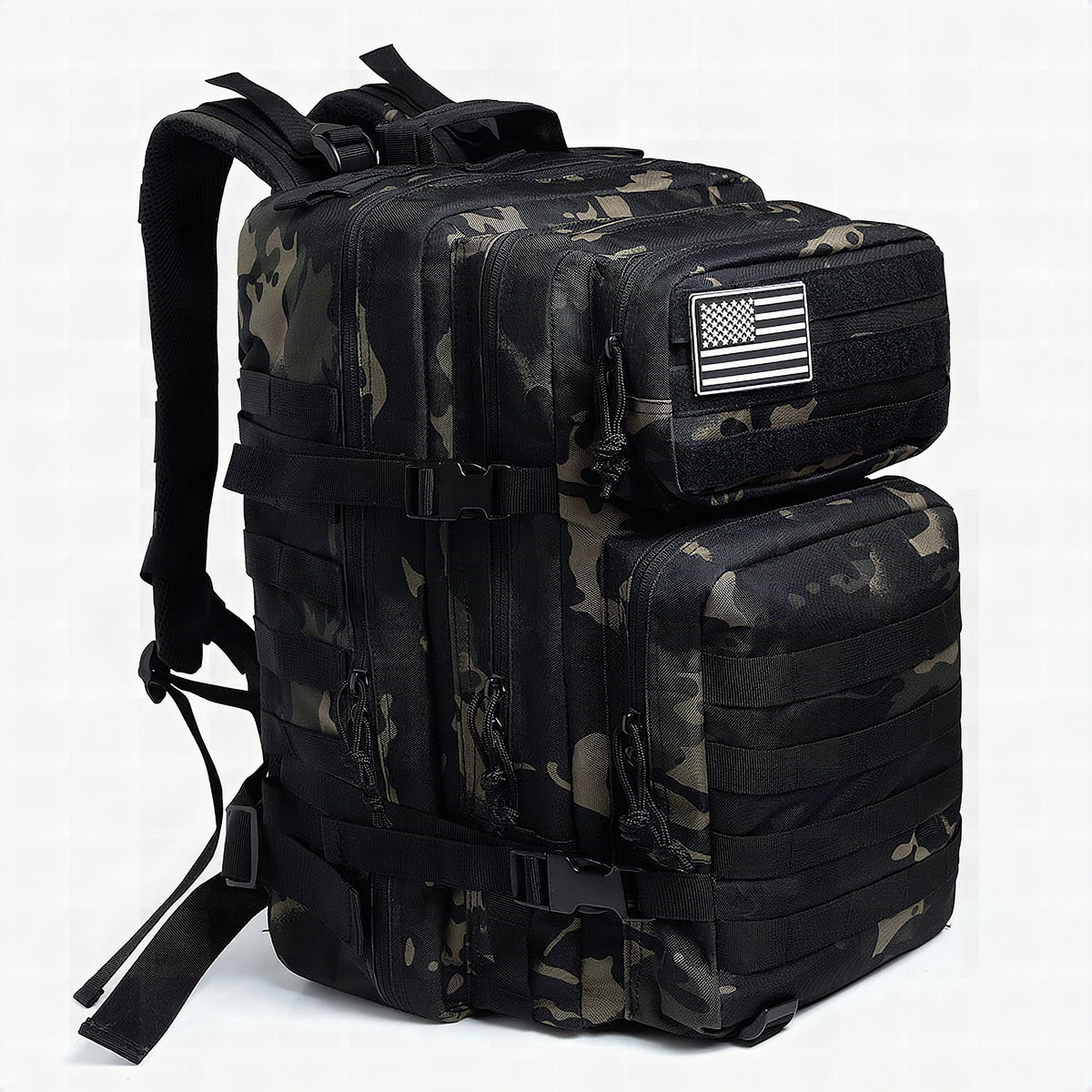 Mochila táctica TACTICO45 de 45 L con sistema Molle para 3 días de aventura