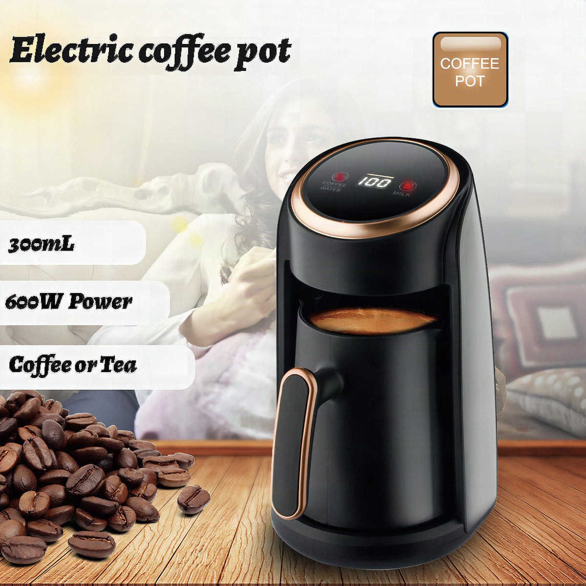 Cafetera de goteo de precisión