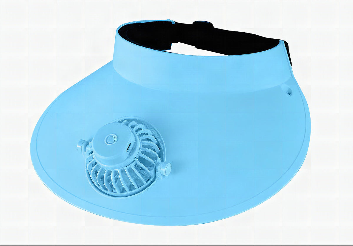 Sombrero de mujer con ventilador integrado
