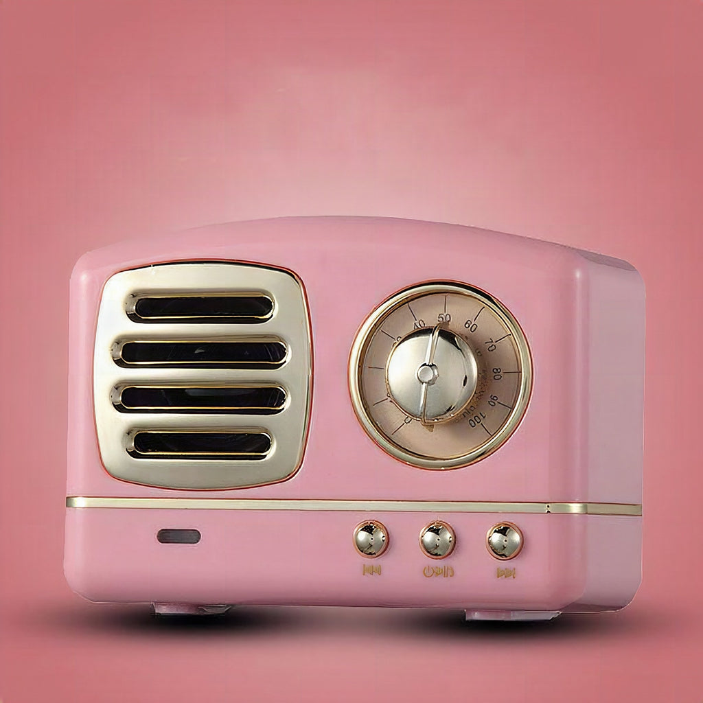 Altavoz Bluetooth retro mini