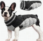 Chaqueta arnés de invierno SafeWalk – Impermeable con reflectantes y forro polar para perros