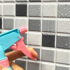 Placas de mosaico PVC autoadhesivas cuadradas resistentes a manchas para ducha – Pack de 5