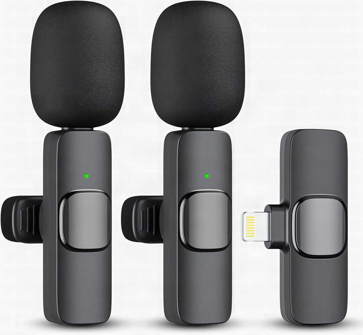 Pack de 2 micrófonos inalámbricos para iPhone e iPad