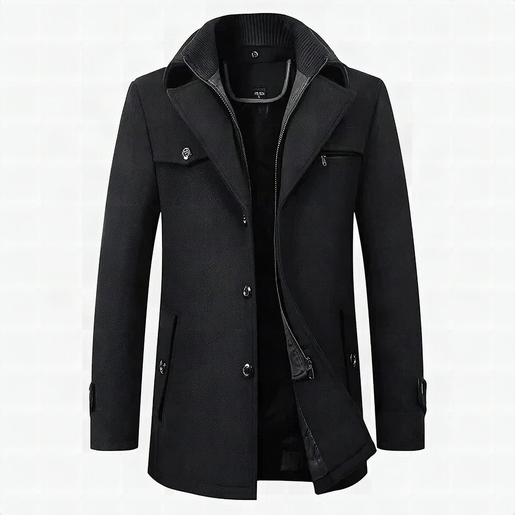 Abrigo impermeable Andrew para hombre en vista frontal completa