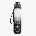 Botella de agua con marcador horario HydraHero – ¡Mantente fresco e hidratado!