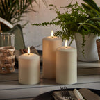 Set de velas LED impermeables para exterior