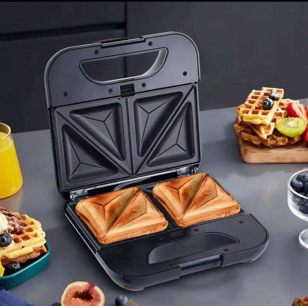 Sandwichera eléctrica 800 W